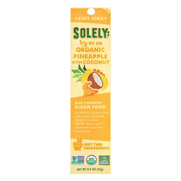 Fruit Jerky, Organic, Pineapple with Coconut
