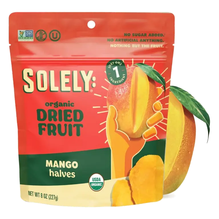 Organic Mango Halves Dried Fruit