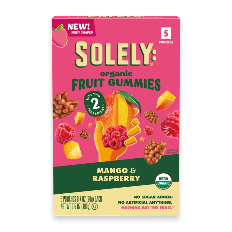 Organic Mango & Raspberry Fruit Gummies