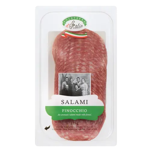 Finocchio Sliced Fennel Salami 125 g