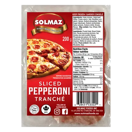 Deli Sliced Pepperoni 200 g