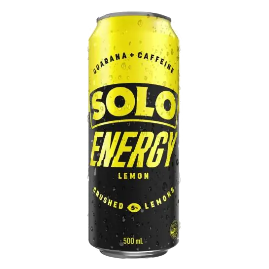 Energy Drink Lemon Can