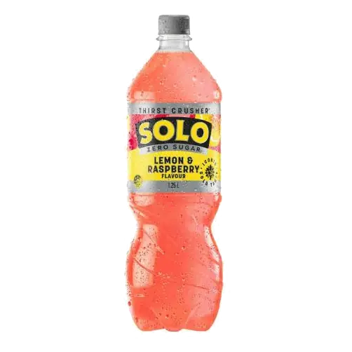 Lemon Raspberry No Sugar Soft Drink Bottle