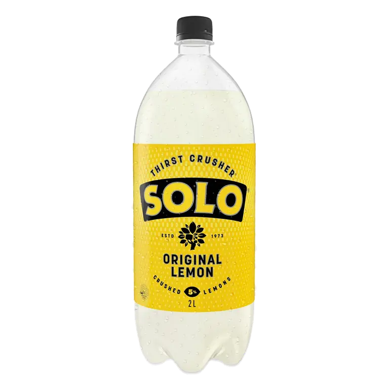 Schweppes Solo Thirst Crusher Original Lemon Bottle