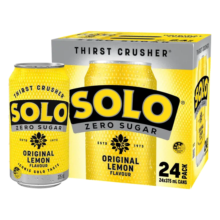 Schweppes Solo Zero Sugar Multipack Cans