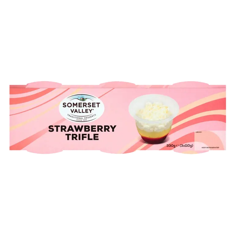 Valley Strawberry Trifle 3 x 110g