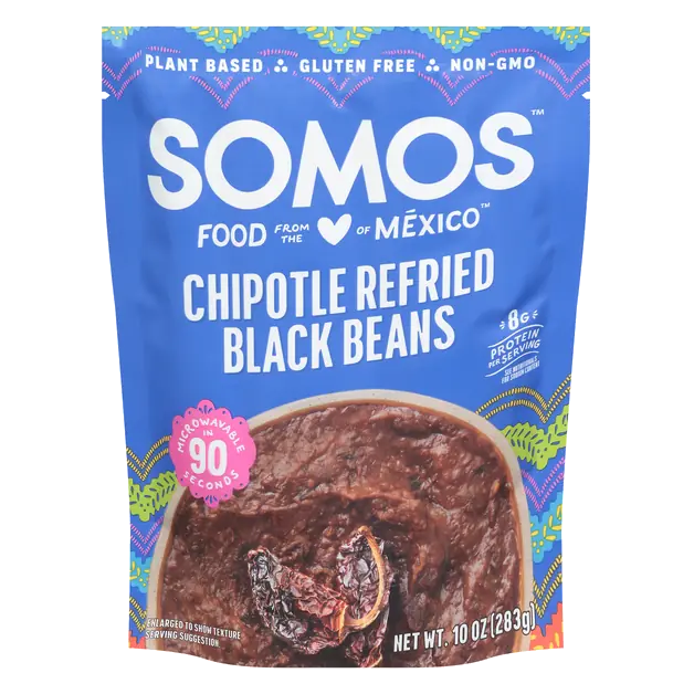Gluten Free Chipotle Refried Black Beans