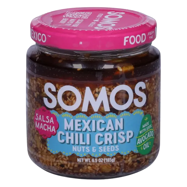 Somos Mexican Chili Crisp Nuts & Seeds Salsa Macha 6.5 oz
