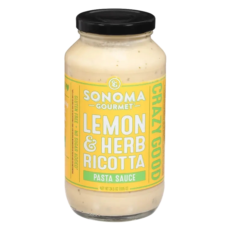Sonoma Gourmet Lemon & Herb Ricotta Gluten Free Pasta Sauce, 24.5oz