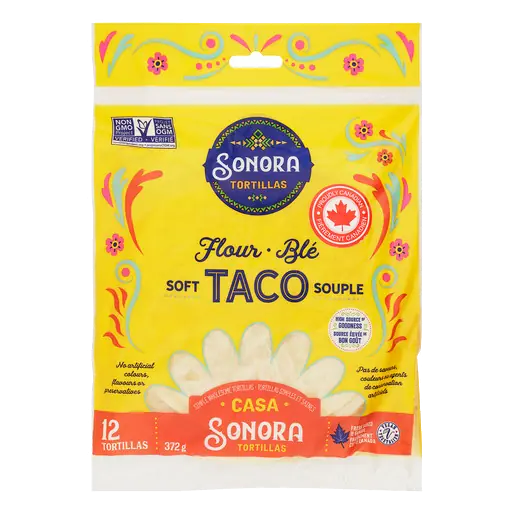 Sonora Tortillas Casa Flour Soft Taco 12 Count 372 g