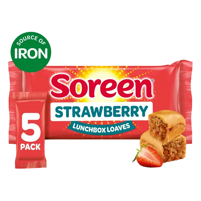 Strawberry Lunchbox Loaves