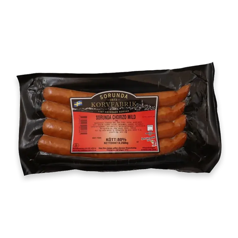 Kryddkorv Chorizo Mild Smal 80% Kötthalt 260g
