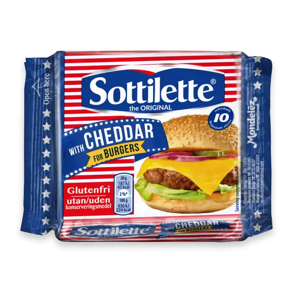 Burger Cheddar Skivor Hamburgerost