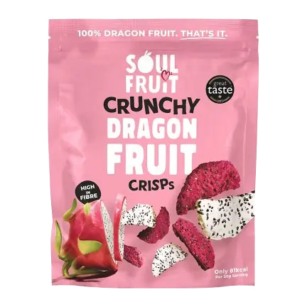 Crunchy Dragon Fruit Crisps