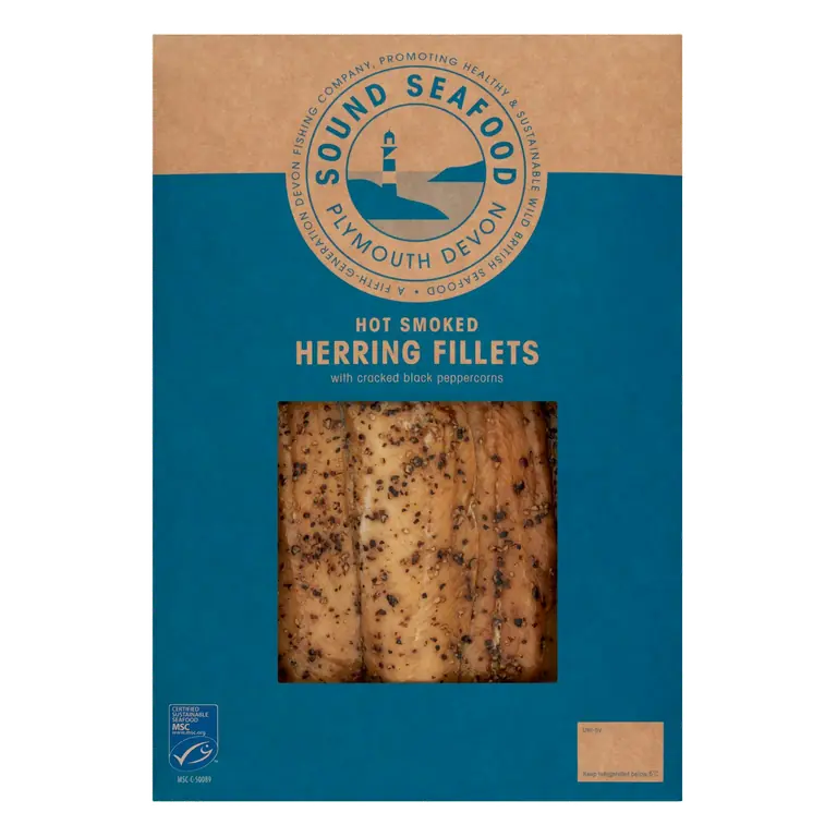 Hot Smoked Herring Fillets 200g