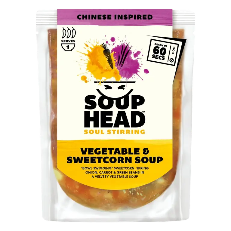 Chinese Inspired Vegetable & Sweetcorn Soup 300g