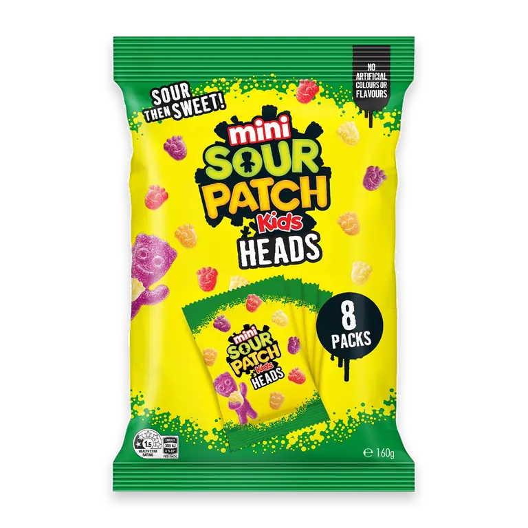 Heads Lollies Mini Bags