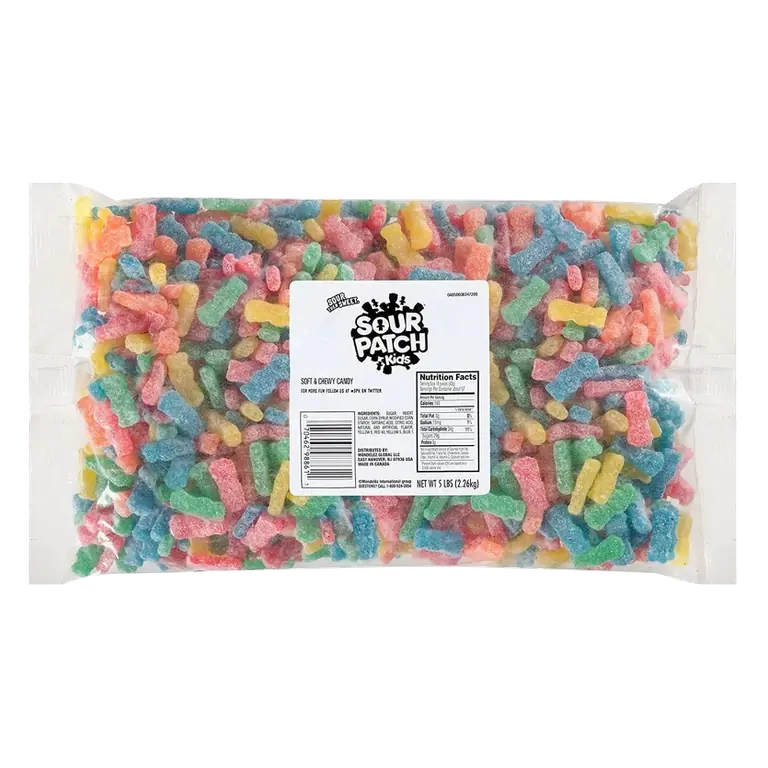 SOUR PATCH KIDS Soft & Chewy Candy, 5lbs