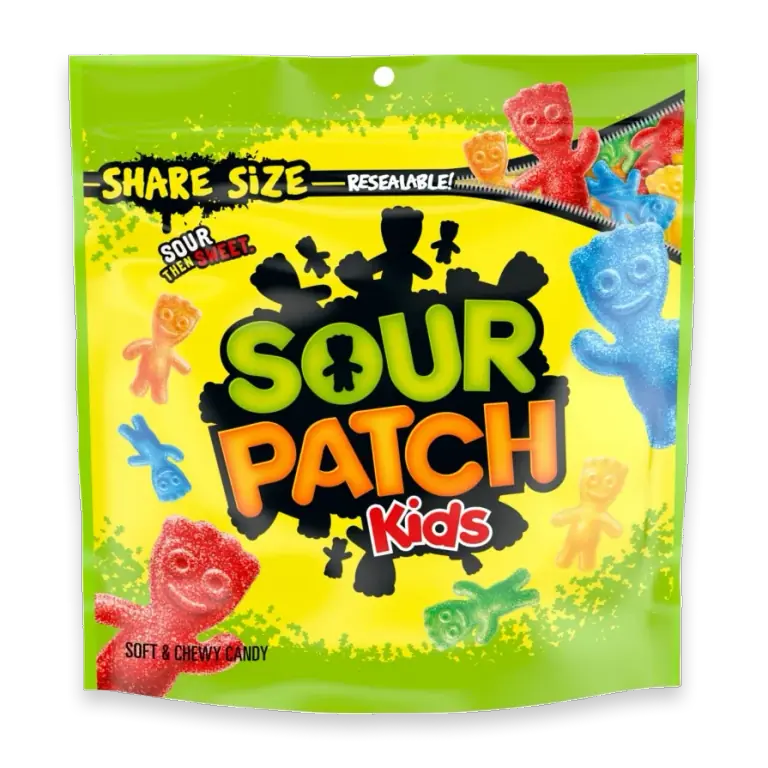Soft & Chewy Gummy Candy Share Size