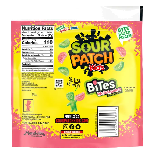 Watermelon Bites Soft & Chewy Candy