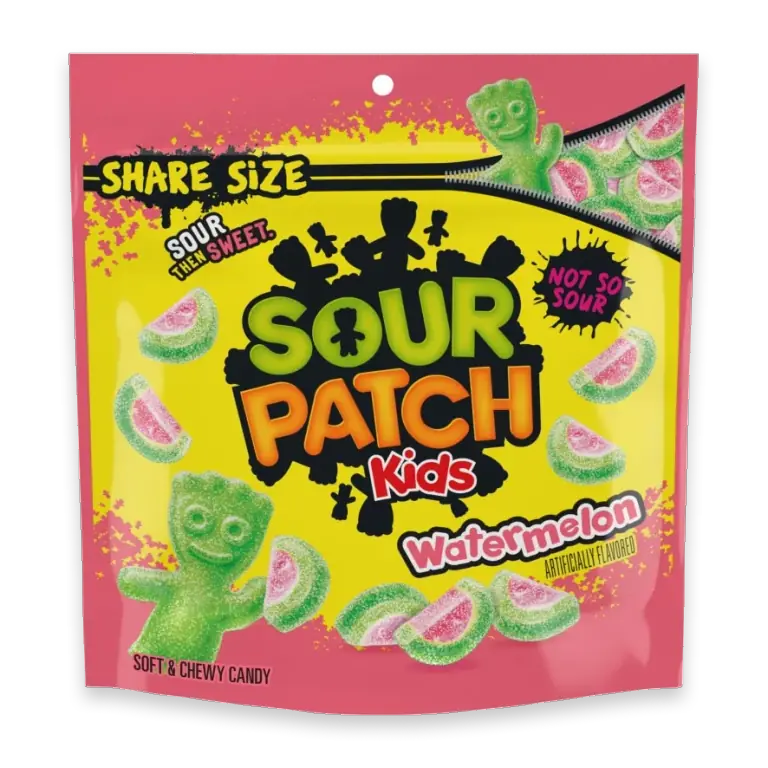 Watermelon Soft & Chewy Gummy Candy Share Size