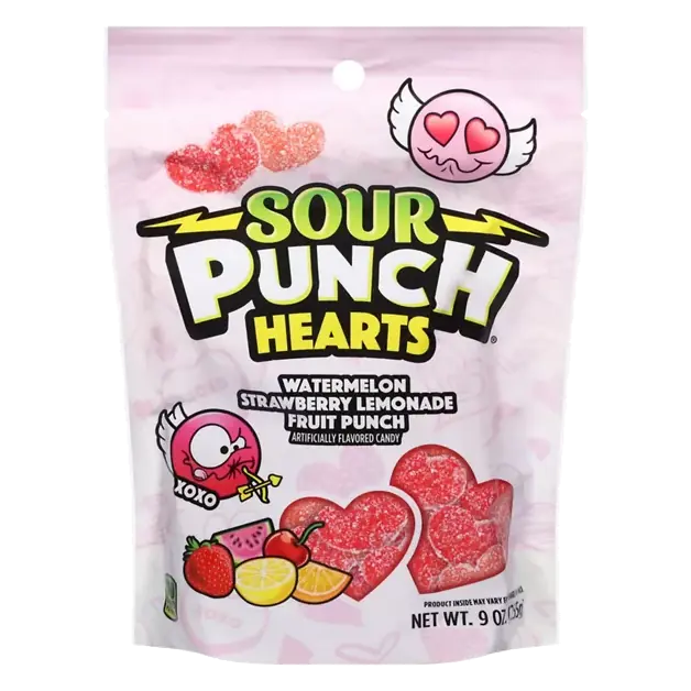 Hearts, Watermelon/Strawberry/Lemonade/Fruit Punch