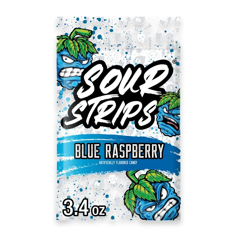 Blue Raspberry Flavored Chewy Candy Bag