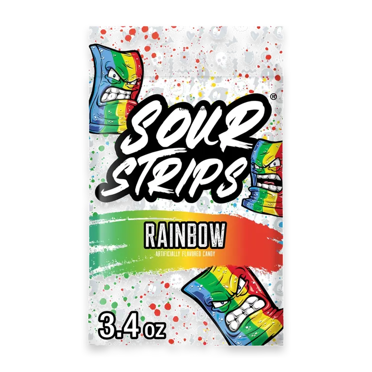 Rainbow Flavored Chewy Candy Bag