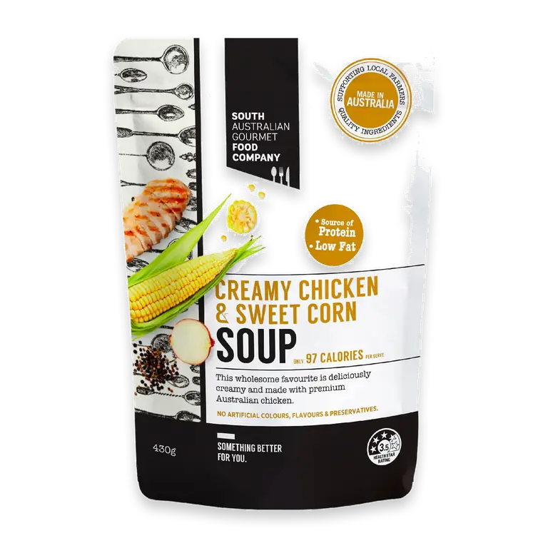 Creamy Chicken & Sweet Corn Soup Pouch