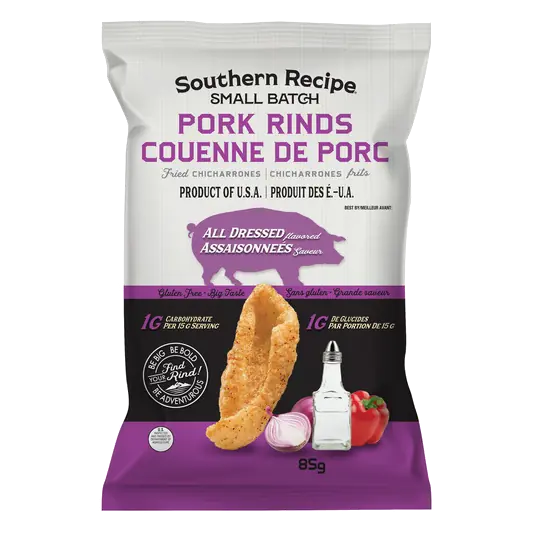 Pork Rinds All Dressed Flavor 85 g