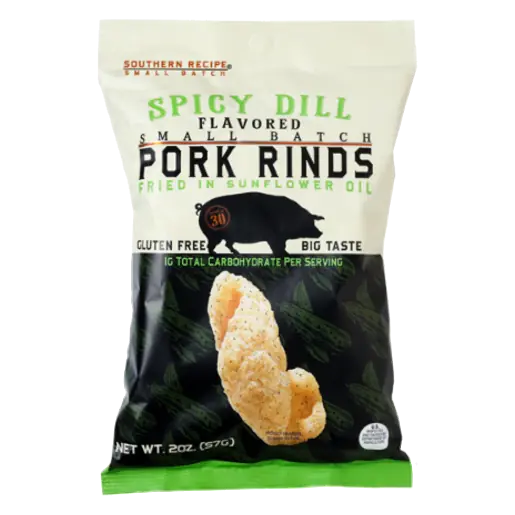 Pork Rinds Spicy Dill 85 g