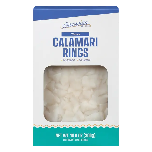 Cleaned Calamari Rings Frozen