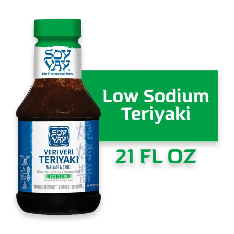 Less Sodium Veri Veri Teriyaki Marinade and Sauce