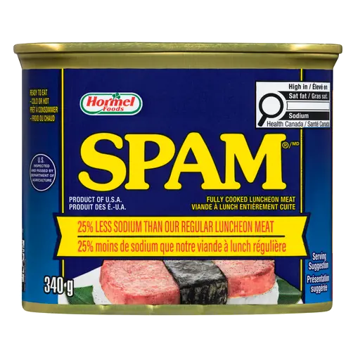 Hormel Spam Luncheon Meat Low Sodium 340 g