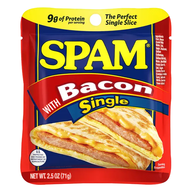 Luncheon Meat with Bacon Single Slice
