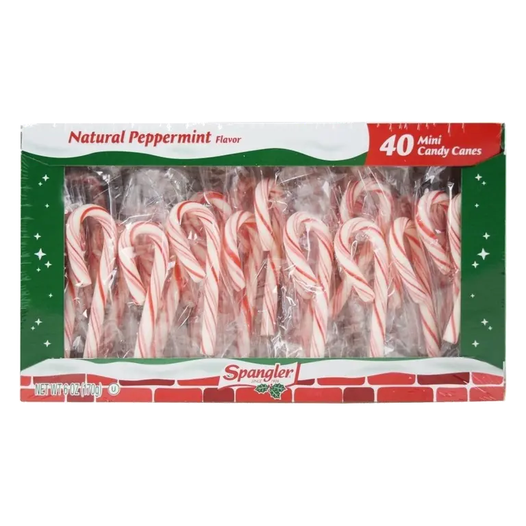 Mini Peppermint Candy Canes 40 ct. Display Box