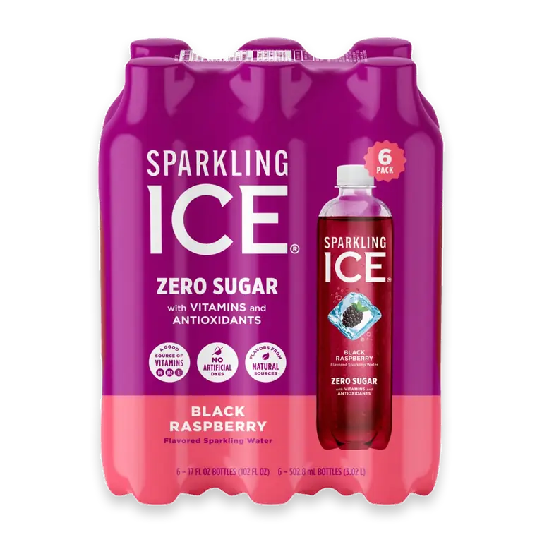6 Pack Zero Sugar Black Raspberry