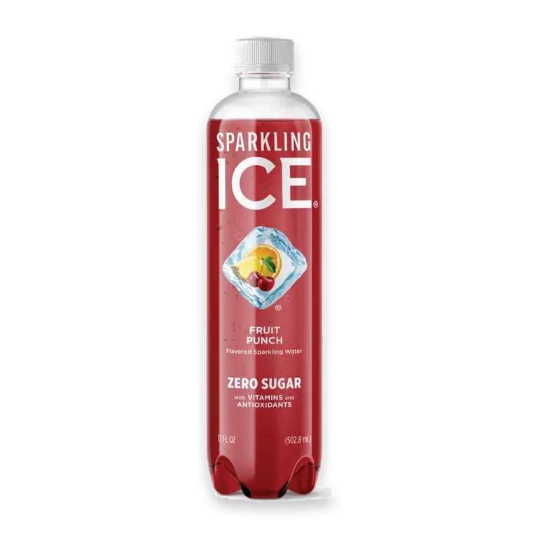 Fruit Punch Flavored Sparkling Bottled Water
