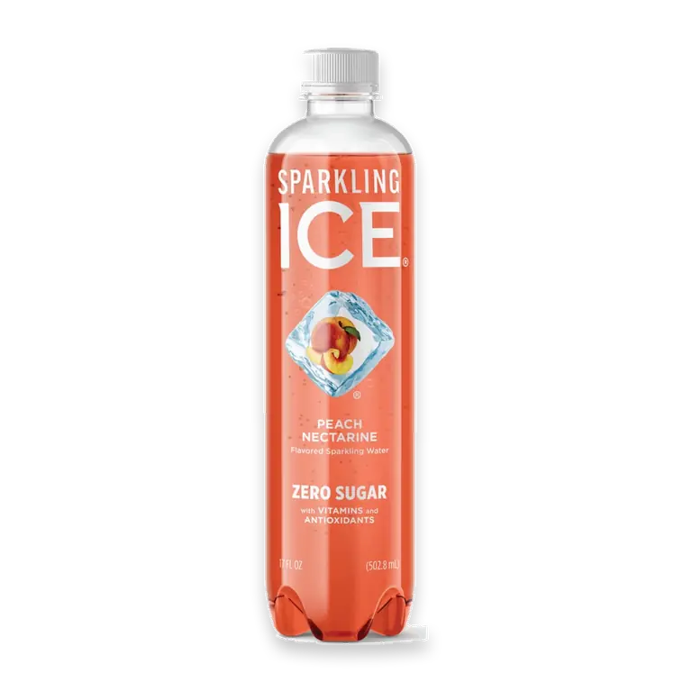 Peach Nectarine Flavored Sparkling Bottled Water
