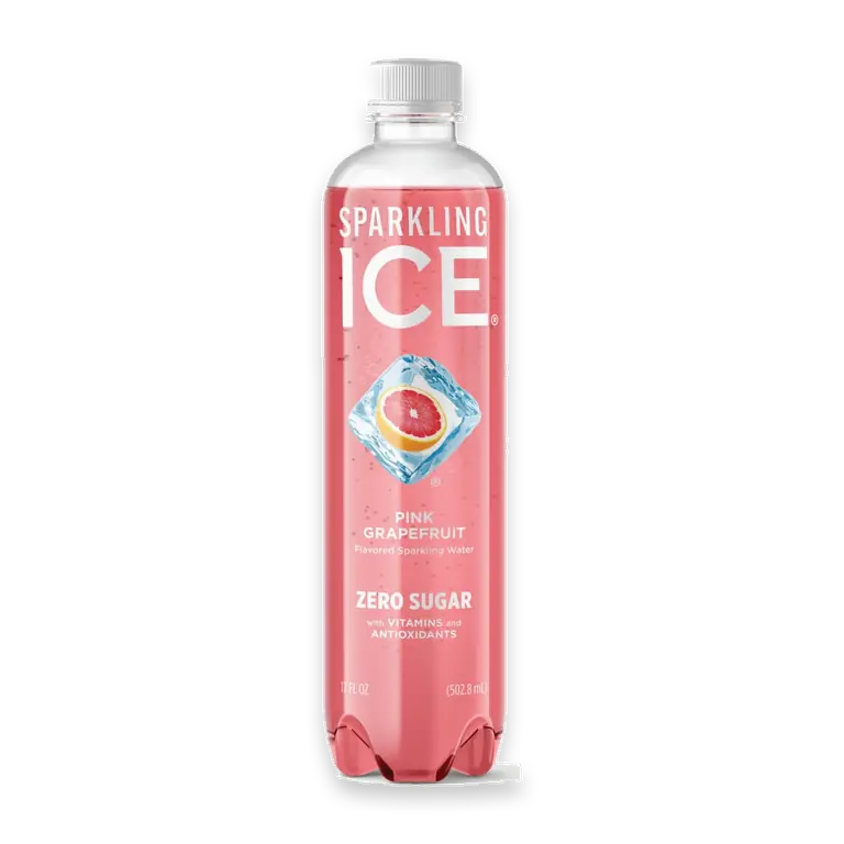 Pink Grapefruit Flavored Sparkling Bottled Water