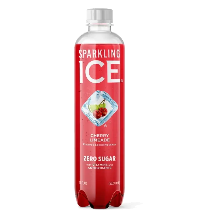 Sparkling Ice Cherry Limeade, 17 fl oz Bottle: Gluten-Free, Caffeine-Free, No Added Sugar