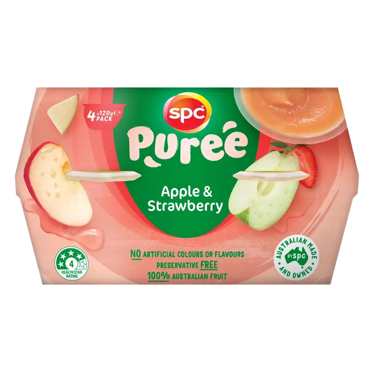 Apple Strawberry Puree