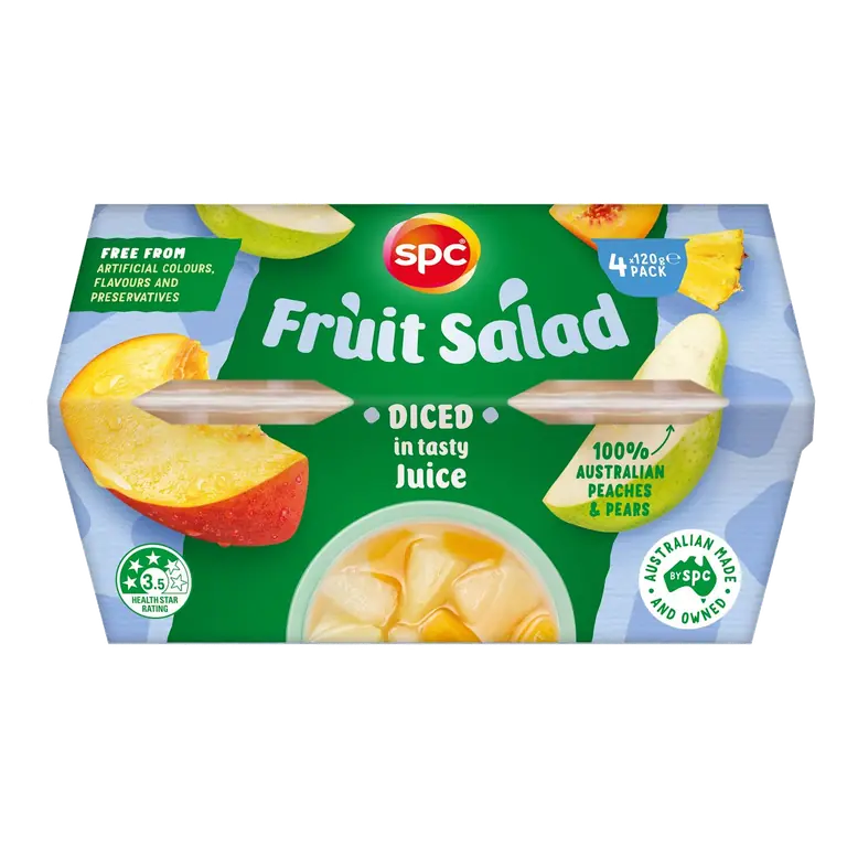 Diced Fruit Salad In Juice