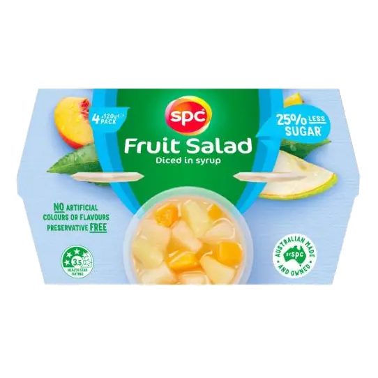 Fruit Salad Less Sugar