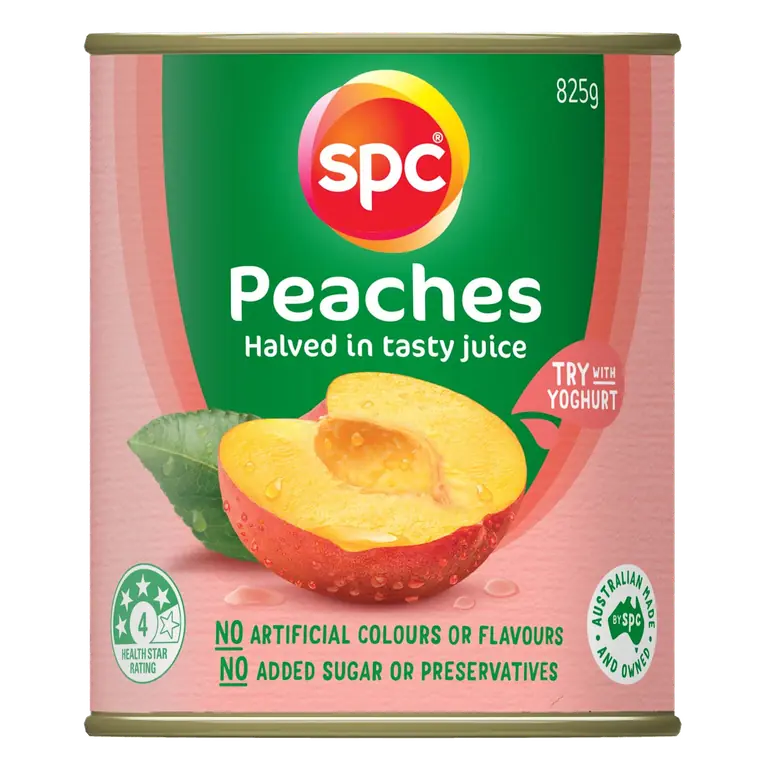 Peaches Halved in Juice