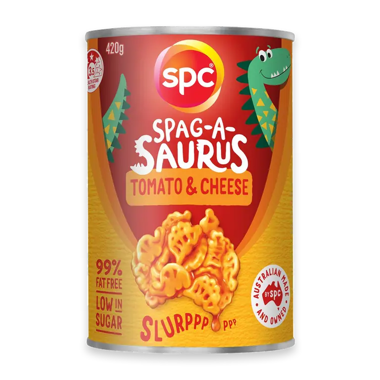 Spag-A-Saurus Tomato & Cheese Spagasaurus Shapes
