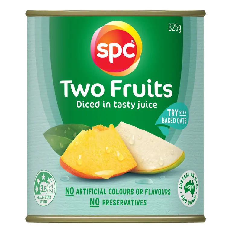 Two Fruits Diced in Juice