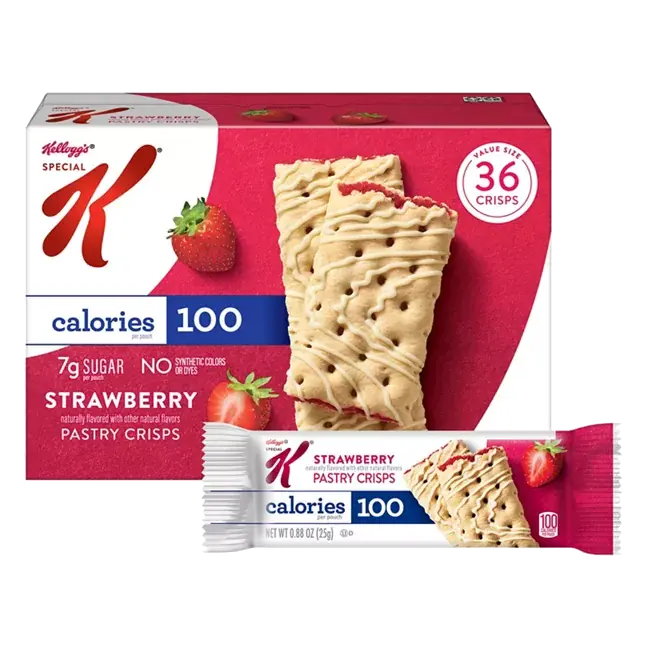Pastry Crisps, Strawberry, Value Size