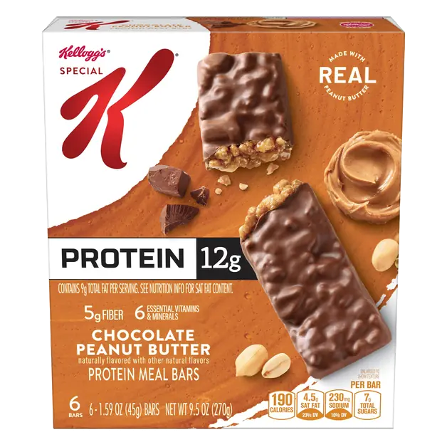 Chocolate Peanut Butter 12g Protein Meal Bar - 6 ct