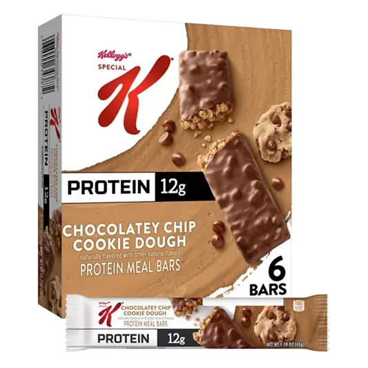 Chocolatey Chip Cookie Dough Protein Meal Bars
